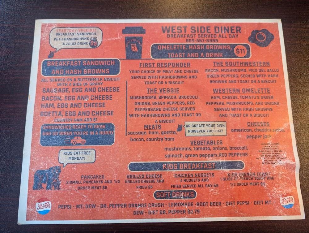 West Side Diner Southwest Omelette